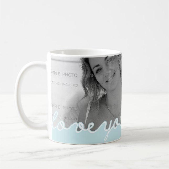Taza De Café Amor personalizado día de San Valentín de la foto (Izquierda)