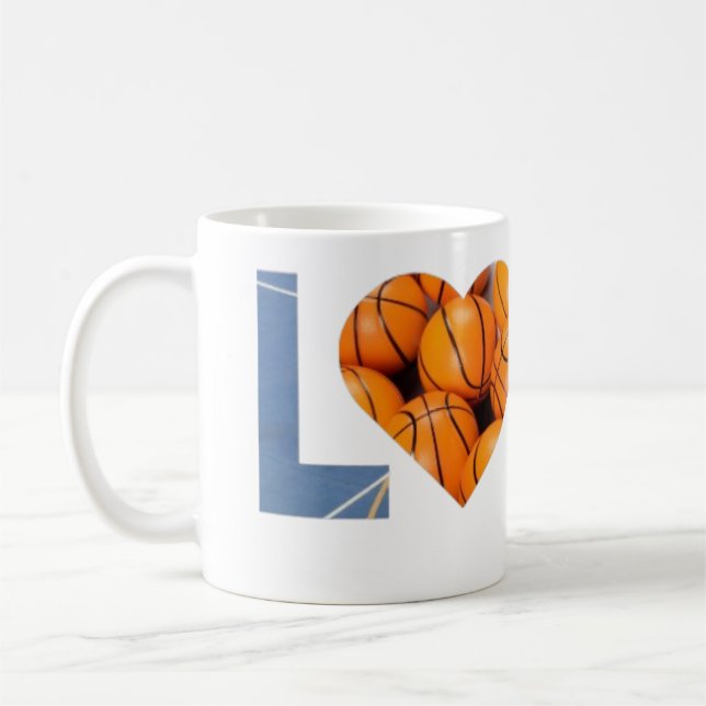 Taza De Café amor por el baloncesto (Izquierda)