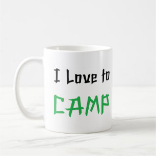 Taza De Café amor por el campamento