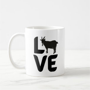 Taza De Café Amor por la cabra como O