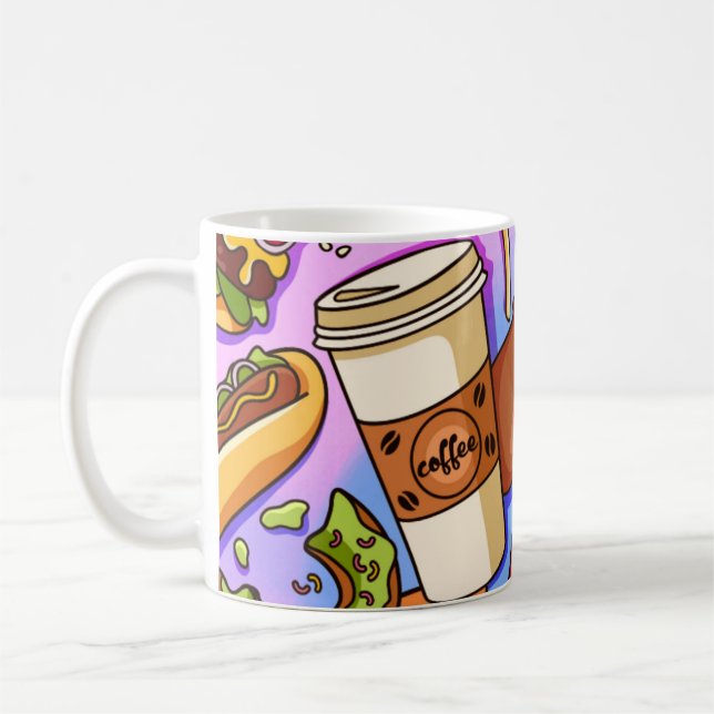 Taza De Café Amor por la comida (Izquierda)