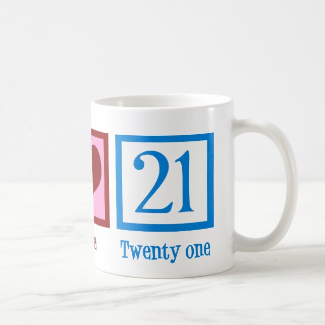 Taza De Café Amor por la paz 21 (Derecha)