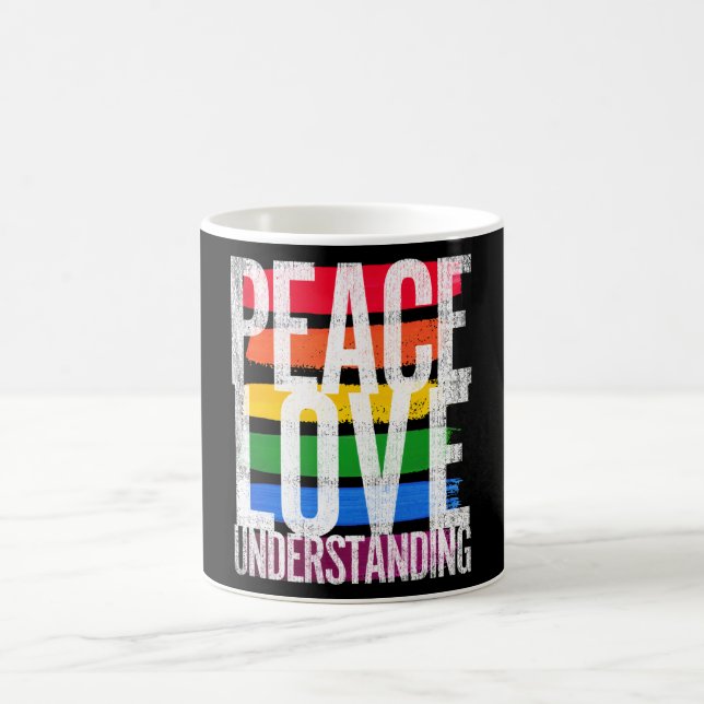 Taza De Café Amor por la paz y comprensión (Centro)