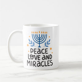 Taza De Café Amor por la paz y milagros