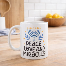 Taza De Café Amor por la paz y milagros