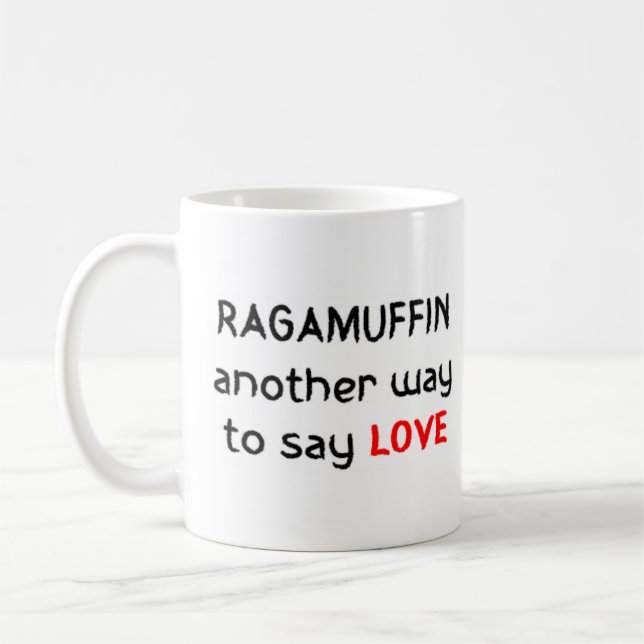 Taza De Café amor ragamuffin (Izquierda)