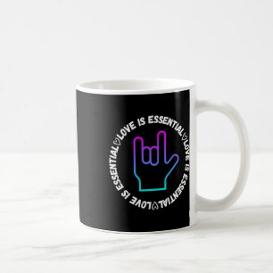 Taza De Café Amor Rótulo Discapacidad Conciencia