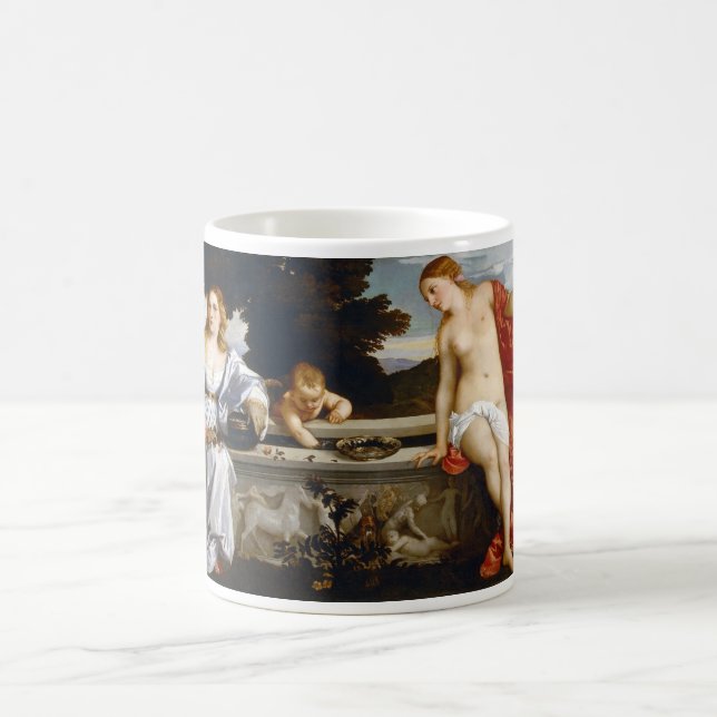 Taza De Café Amor sagrado y profano, Tiziano Vecelli, 1515 (Centro)