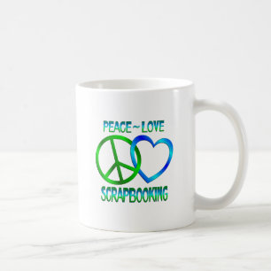 Taza De Café Amor SCRAPBOOKING de la paz