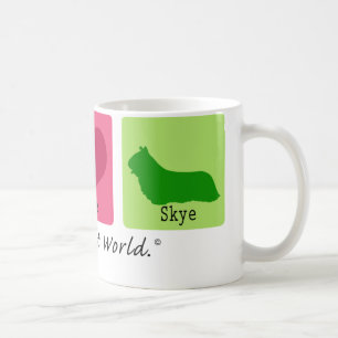 Taza De Café Amor Skye Terrier de la paz