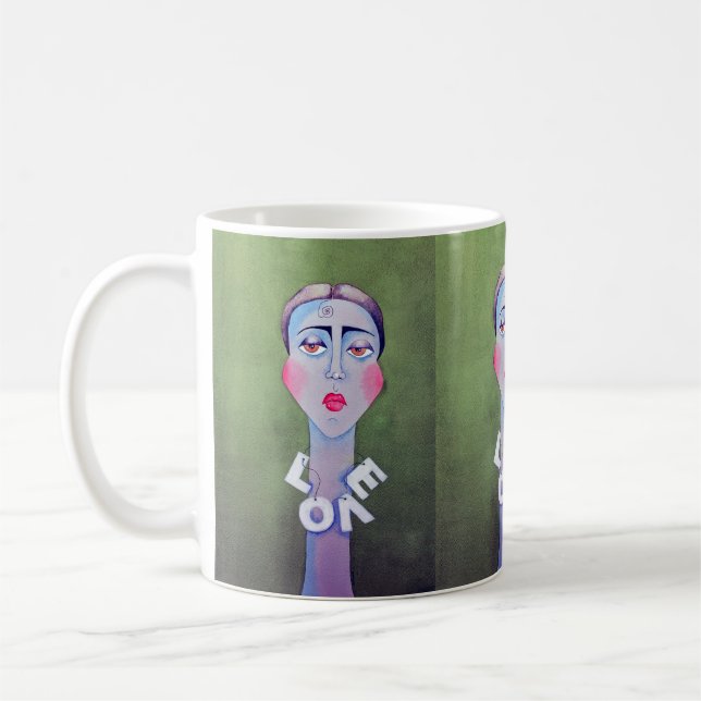Taza De Café "Amor Solitario" (Izquierda)