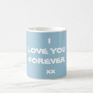 Taza De Café Amor suave para ti para siempre guión estilo Moda