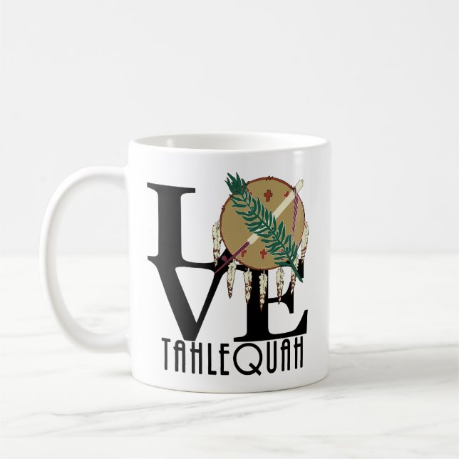 Taza De Café AMOR Tahlequah 11oz (Izquierda)