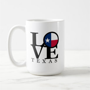 Taza De Café AMOR Texas 15oz Mug White