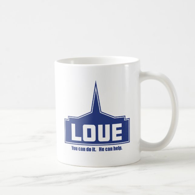 Taza De Café Amor: Usted puede hacerlo (Derecha)