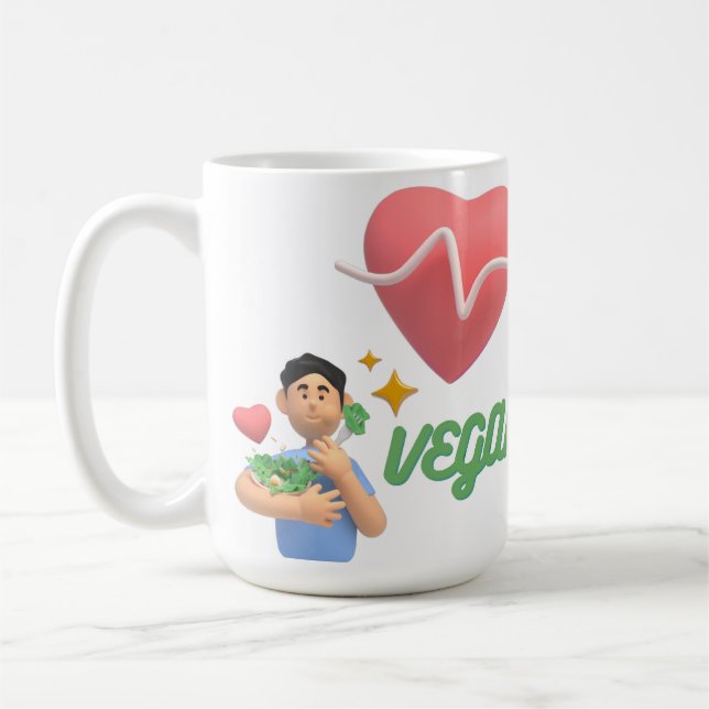 Taza De Café amor vegano (Izquierda)