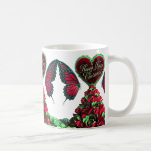 Taza De Café Amor y alegría esta Navidad