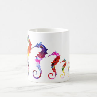 Taza De Café Amor y armonía de la familia el | del Seahorse que