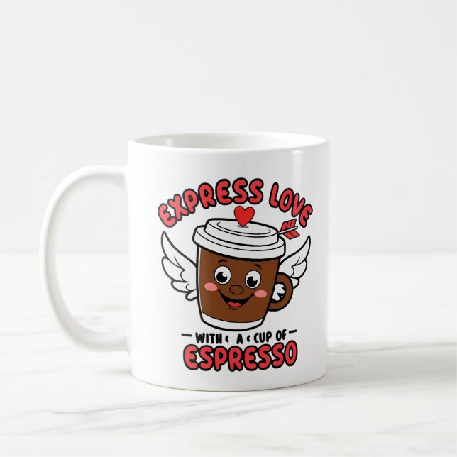 Taza De Café Amor y espresso (Izquierda)