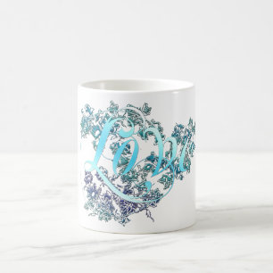 Taza De Café Amor y flores