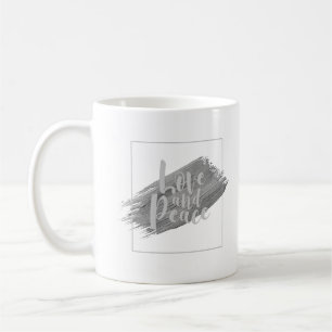 Taza De Café Amor y paz, Lovemug, Café Mug