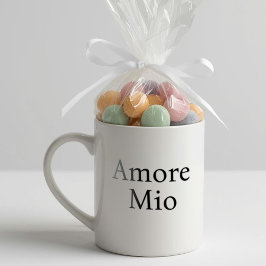 Taza De Café Amore Mio Chic Baby Shower Keepsake