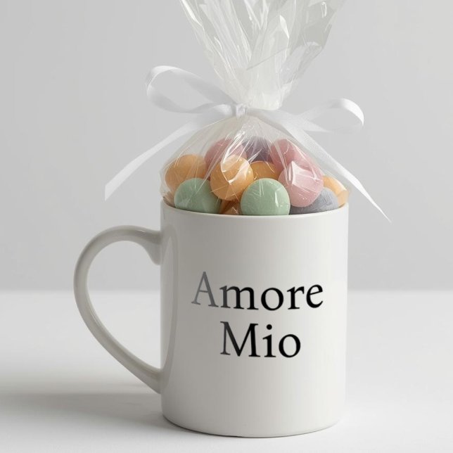 Taza De Café Amore Mio Chic Baby Shower Keepsake (Amore Mio - Baby Shower Keepsake Favor Mug)