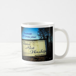 Taza De Café Amores de dios de la adoración del resto de la