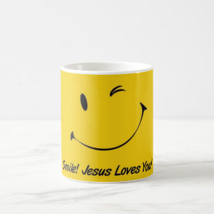Taza De Café Amores de Jesús de la sonrisa que usted asalta
