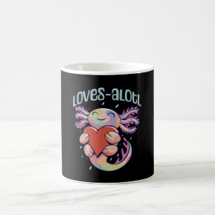 Taza De Café Amores románticos - ajolote feliz