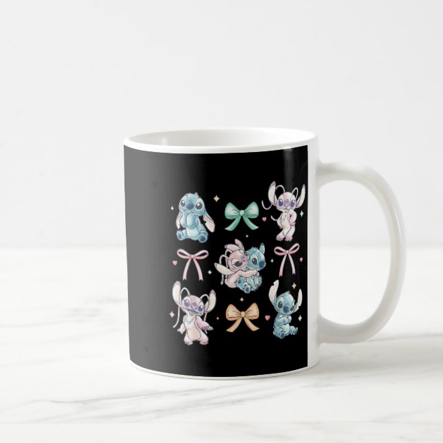 Taza De Café &amp; Angel Coquette Style Bows Valentine's Day  (Derecha)