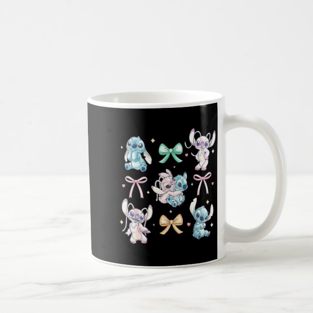 Taza De Café Amp Angel Coquette Style Bows Valentines Day  (Derecha)