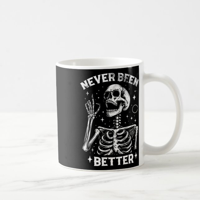 Taza De Café &amp; La Halloween sarcástica nunca fue mejor esqu (Derecha)