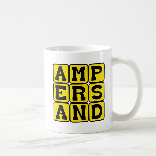 Taza De Café Ampersand, Tipo de puntuación (Derecha)