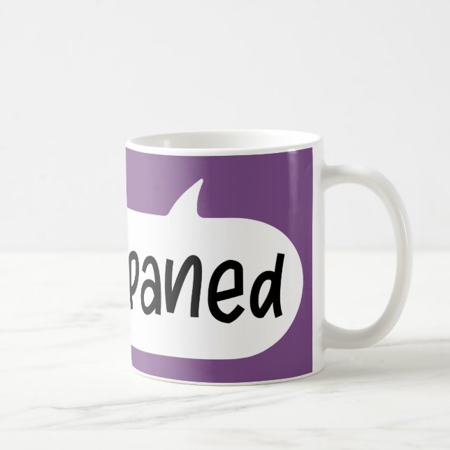 Taza De Café Amser Paned, Gales Diciendo jerga, Tea Mug (Derecha)