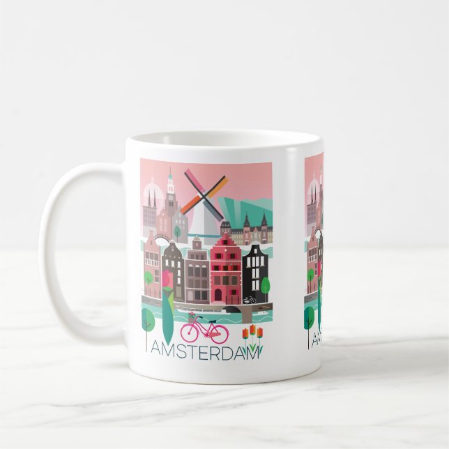 Taza De Café Amsterdam Mug (Izquierda)