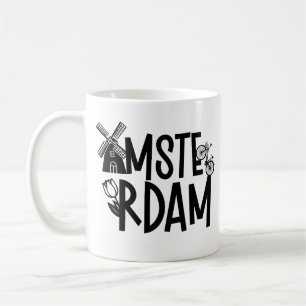 Taza De Café Amsterdam Países Bajos Viaje