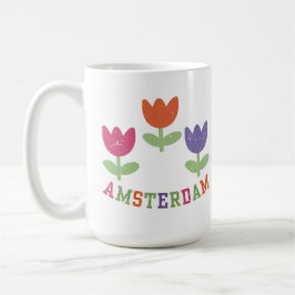 Taza De Café Amsterdam Tulips