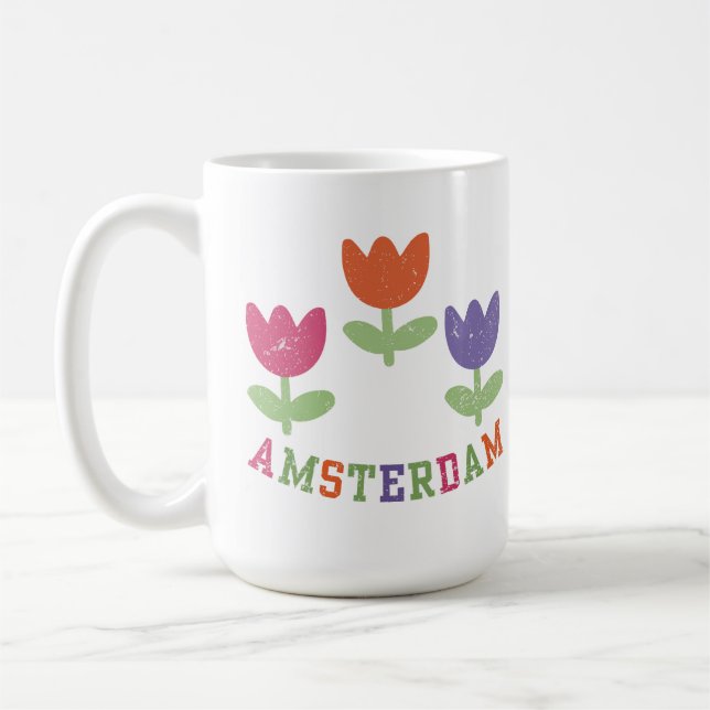 Taza De Café Amsterdam Tulips (Izquierda)