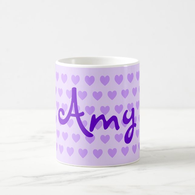Taza De Café Amy en morado (Centro)