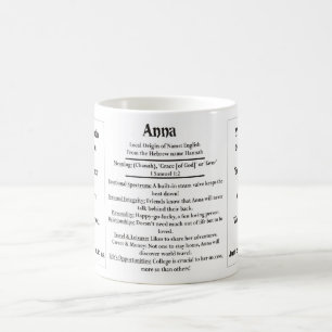 Taza De Café Ana, el origen y el significado y su foto