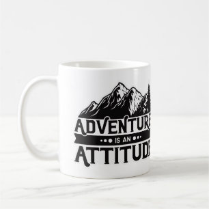 Taza De Café Añade tu Foto La aventura es una Actitud