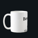 Taza De Café añade tu nombre regalo de padrino de boda personal<br><div class="desc">diseño</div>