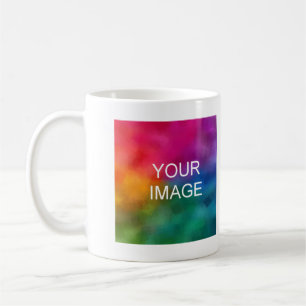 Taza De Café Añade Tus Propias Fotos Nombre De Texto Para Él