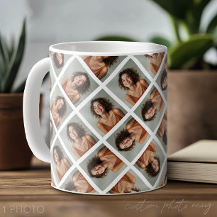 Taza De Café Añade una foto para hacer un collage loco