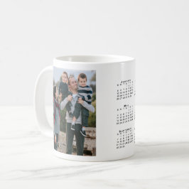 Taza De Café Añadir el calendario de su Personalizado fotográfi