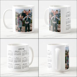 Taza De Café Añadir el calendario de su Personalizado fotográfi