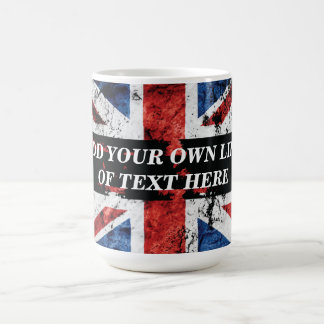Taza De Café Añadir el texto en el Cojín decorativo de la bande