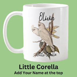 Taza De Café Añadir nombre a pequeño animal de raza corella aus