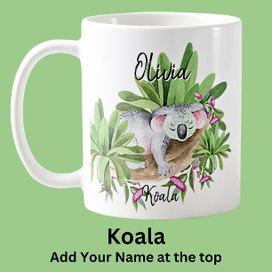 Taza De Café Añadir nombre al marsupial de animales australiano